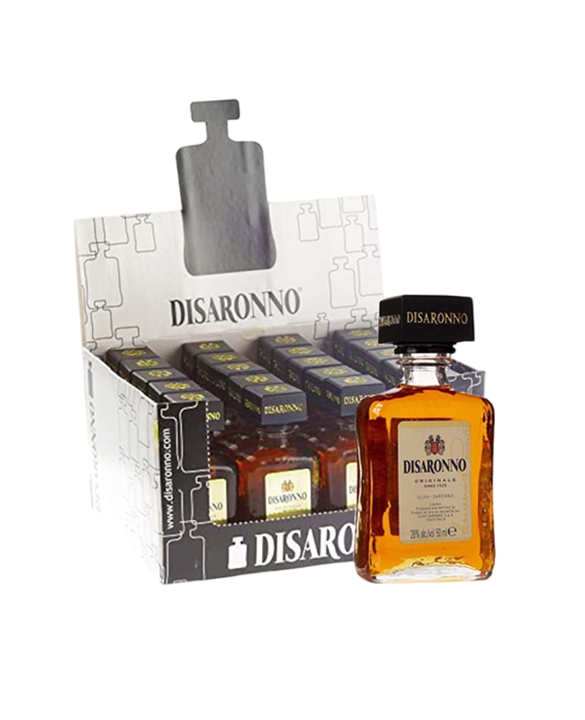 AMARETTO DISARONNO MIGNON CL 5 CONFEZIONE DA 20 BOTTIGLIETTE