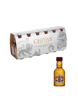 CHIVAS REGAL MIGNON CL 5 CONFEZIONE DA 12 PEZZI