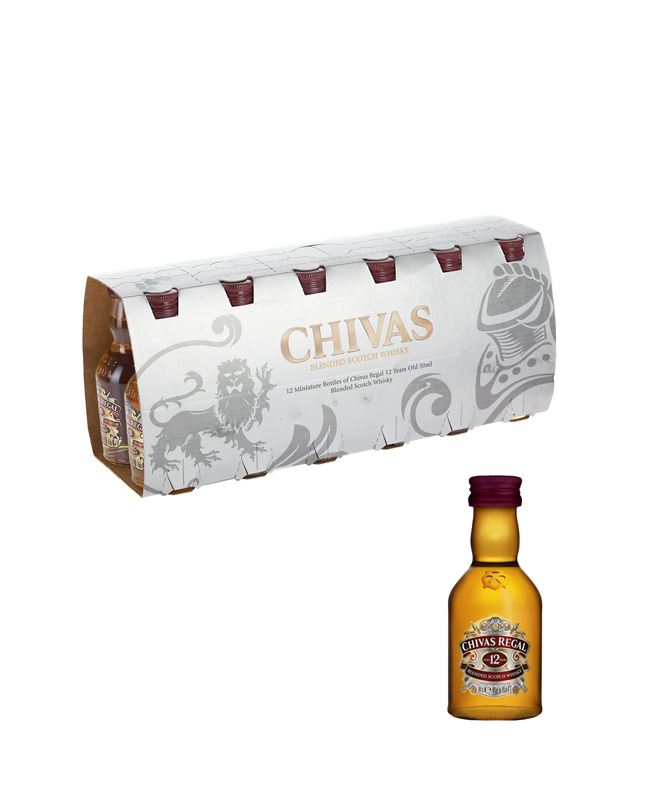 CHIVAS REGAL MIGNON CL 5 CONFEZIONE DA 12 PEZZI