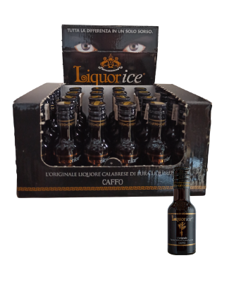 LIQUORICE CAFFO MIGNON CL 3 CONFEZIONE DA 24 BOTTIGLIETTE