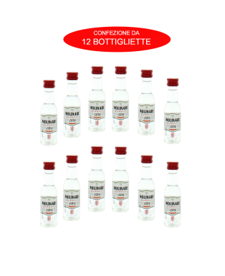 SAMBUCA MOLINARI MIGNON CL 3 CONFEZIONE DA 12 BOTTIGLIETTE