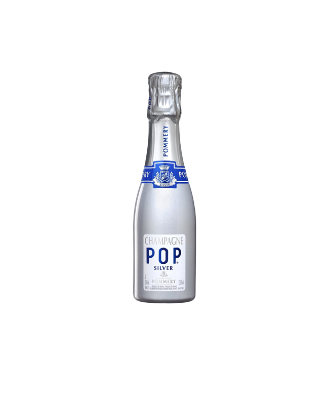 CHAMPAGNE POMMERY POP SILVER MIGNON CL 20