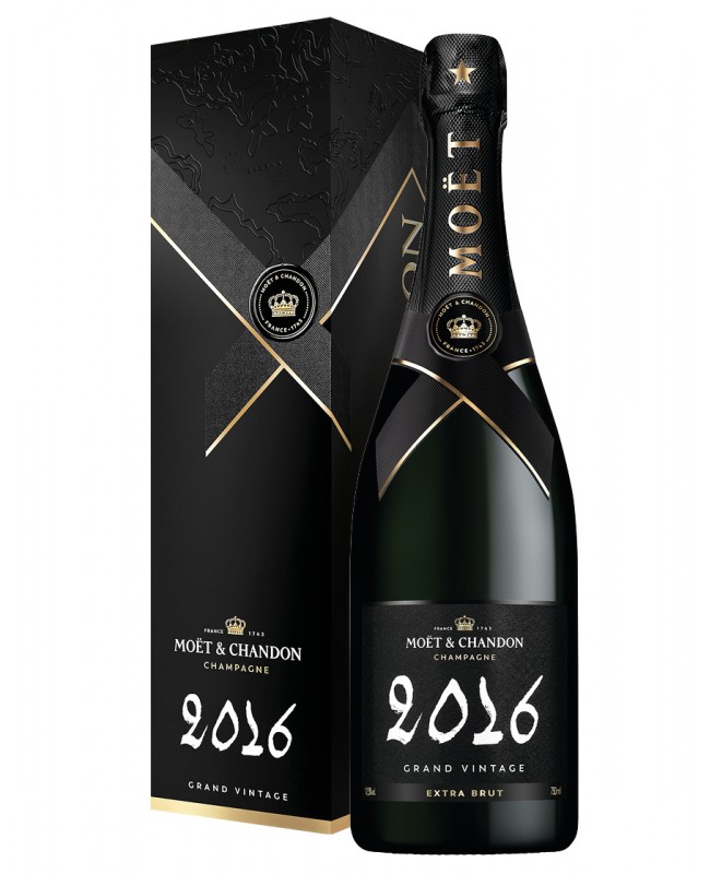 MOET & CHANDON GRAND VINTAGE 2016 CL 75 CON ASTUCCIO