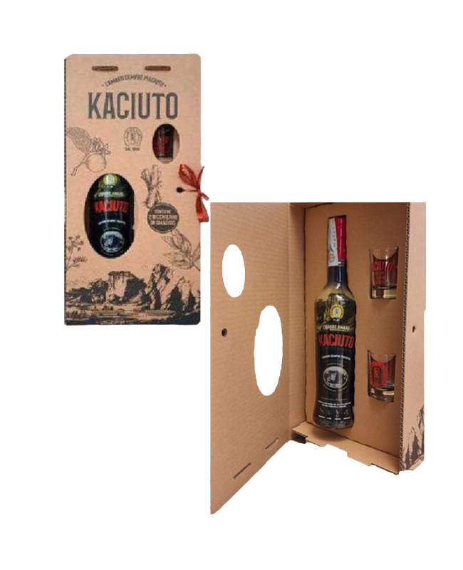 AMARO KACIUTO ELISIR DIGESTIVO LA SPINA SANTA CL 50 + 2 BICCHIERINI