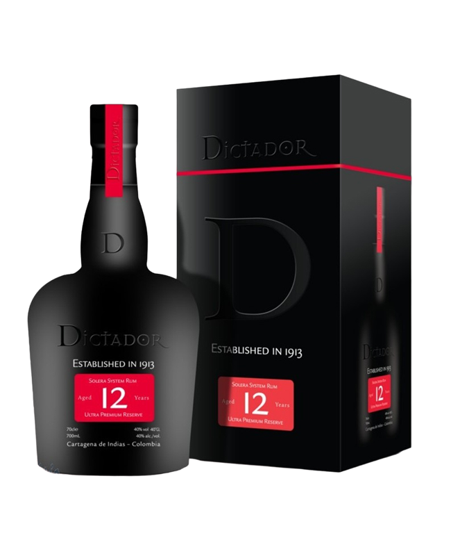 RUM DICTADOR 12 ANNI CL 70 CON ASTUCCIO