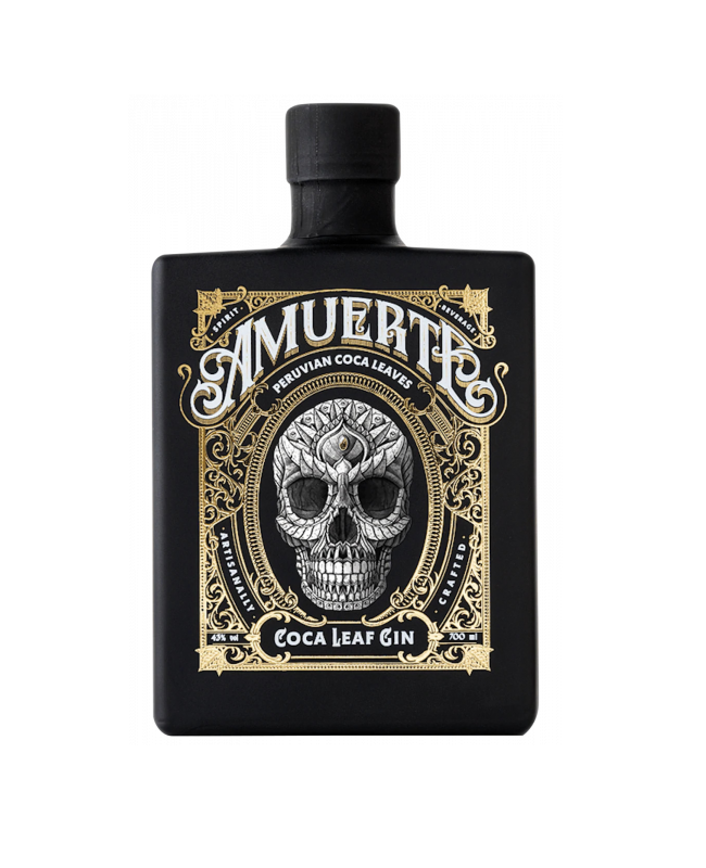 GIN COCA LEAF AMUERTE BLACK CL 70