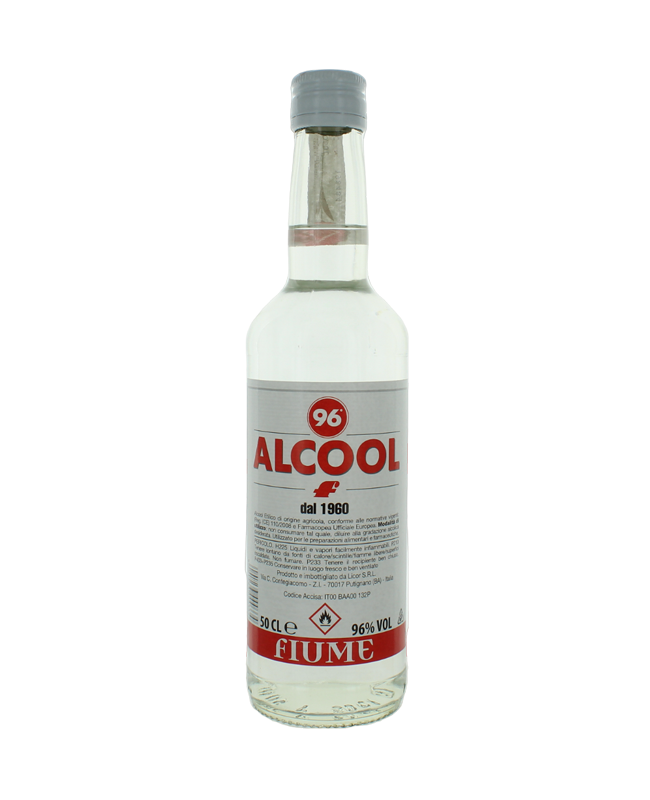 ALCOOL PURO 96% VOL. FIUME LT 1