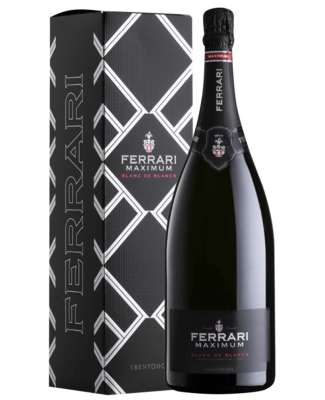 FERRARI TRENTO DOC BLANC DE BLANCS MAXIMUM BRUT LT 1,5 MAGNUM CON ASTUCCIO