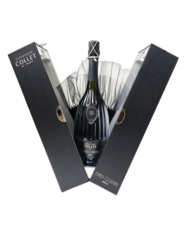 CHAMPAGNE COLLET ESPRIT COUTURE BRUT CL 75 CON ASTUCCIO