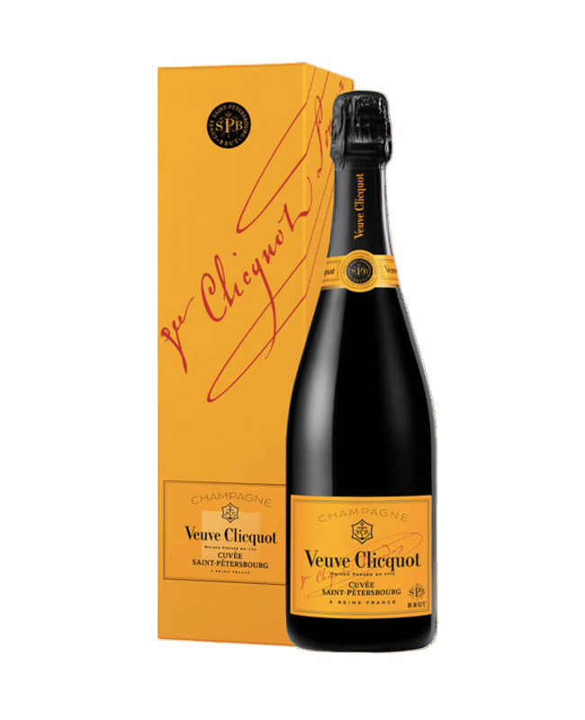 CHAMPAGNE VEUVE CLICQUOT CUVÉE SAINT PÉTERSBOURG BRUT CL 75 CON ASTUCCIO