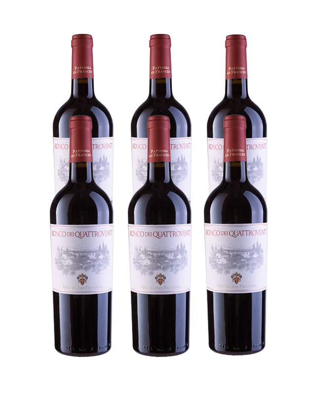 FATTORIA SAN FRANCESCO RONCO DEI QUATTRO VENTI ROSSO IGT CALABRIA  6 BOTTIGLIE CL 75