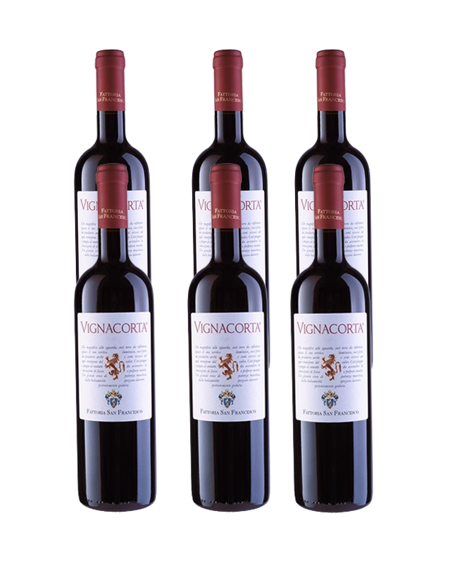 FATTORIA SAN FRANCESCO VIGNA CORTA ROSSO IGT CALABRIA 6 BOTTIGLIE CL 75