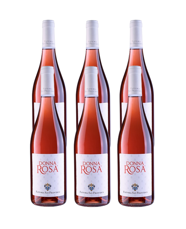 FATTORIA SAN FRANCESCO DONNA ROSA ROSATO IGT CALABRIA  6 BOTTIGLIE CL 75