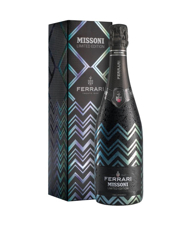 FERRARI TRENTO DOC MISSIONI GREEN LIMITED EDITION CL 75 CON ASTUCCIO