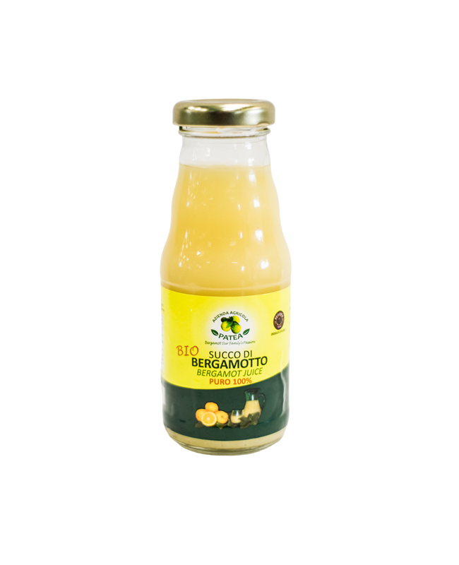 SUCCO DI BERGAMOTTO PURO 100% PATEA CL 20 CONFEZ. DA 12 BOTTIGLIE